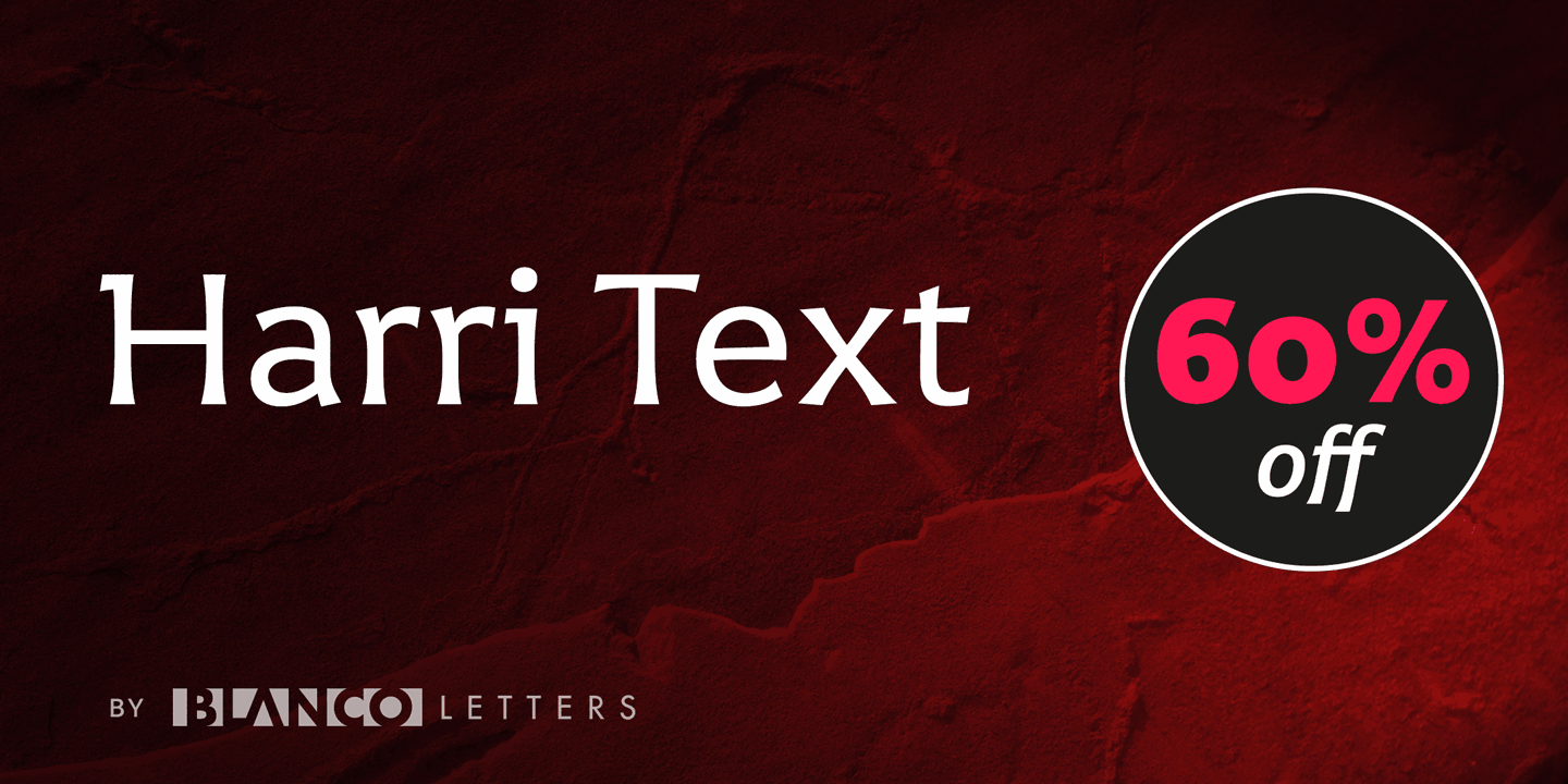 Font Harri Text